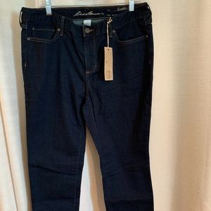 Eddie Bauer Slightly Curvy Straight Leg Jeans